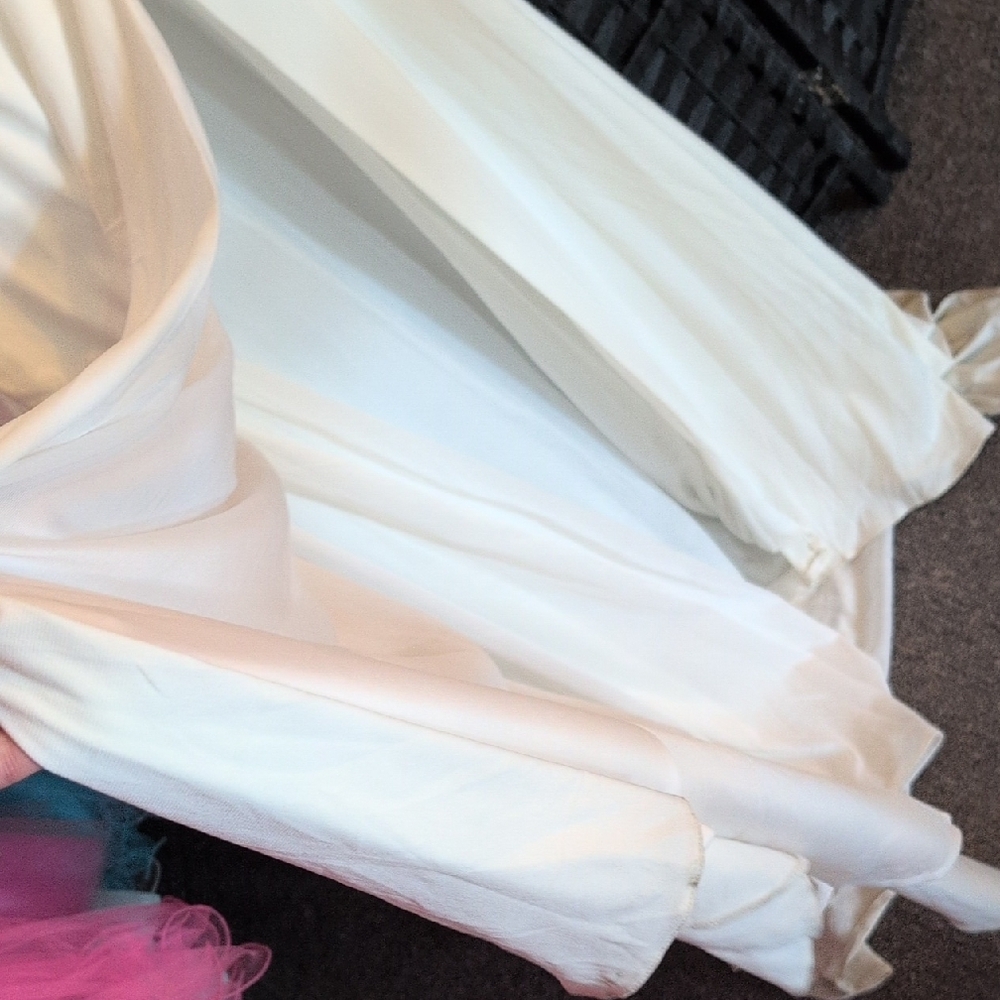 Rachel Allan Pink Appliqué Illusion Bodice Maxi Dress - Picture 5 of 11